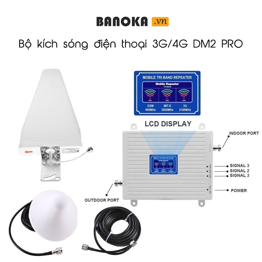 Bộ kích sóng điện thoại 3G/4G DM2 PRO